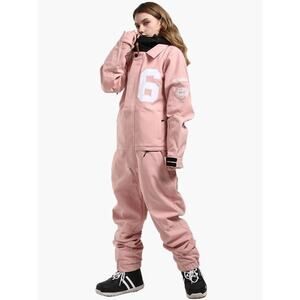 Women's Gsou Snow Winter Hyper 15k Waterproof One Piece Snowboard SnowSuit